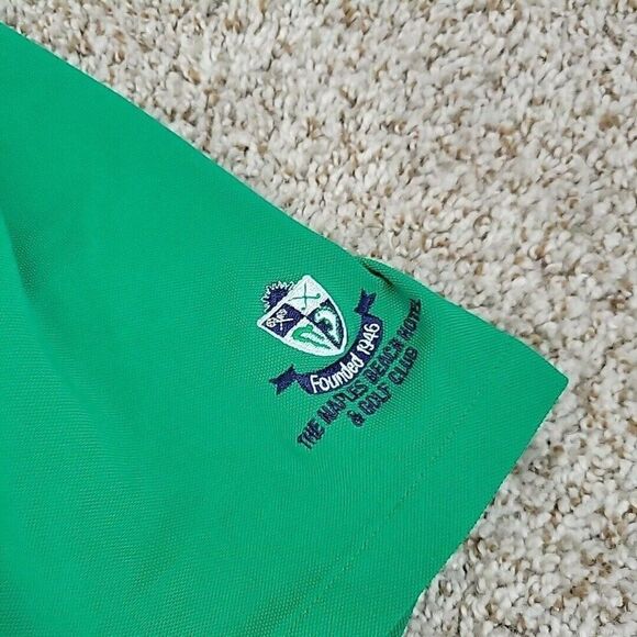 RLX Ralph Lauren Polo Shirt Mens Large Green Short Sleeve Golf Logo - Picture 3 of 8